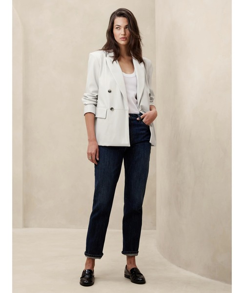 「BANANA REPUBLIC FACTORY STORE」 ジャケット M ベージュ レディース_画像6