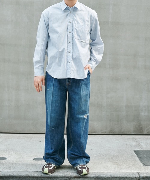 ジーンズ MEADOW DENIM PANTS メンズの画像