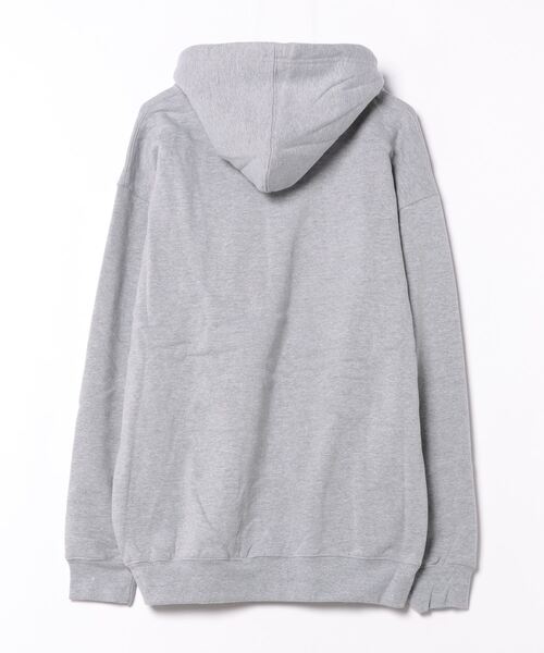 「PRO CLUB 」 ジップアップパーカー LARGE 杢グレー メンズ_画像2