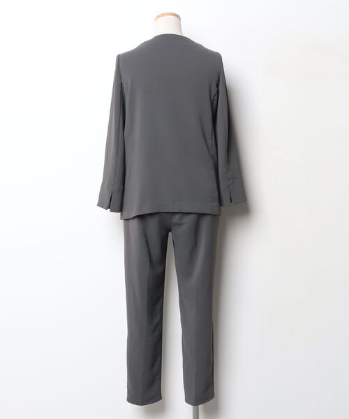 「Emilyan」 パンツスーツ X-SMALL チャコールグレー レディース_画像2