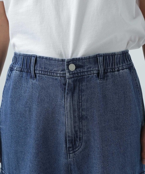 「BAYFLOW」 デニムパンツ LARGE ダークブルー メンズ_画像9