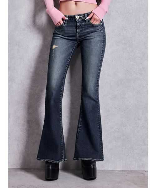 GYDA（ジェイダ） ジーンズ デニム デニムパンツ ジャストウエストSLIM