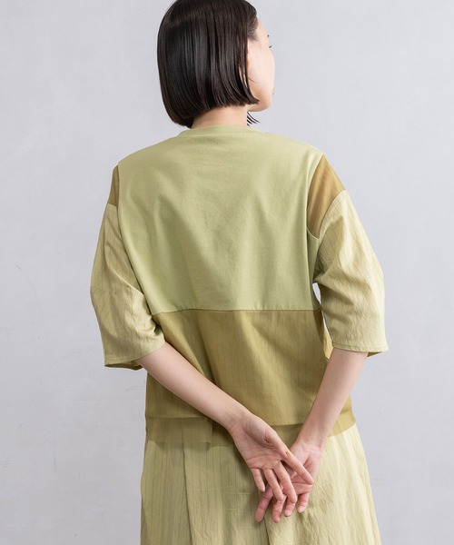 「MARECHAL TERRE」 半袖Tシャツ MEDIUM ブラック レディース_画像6