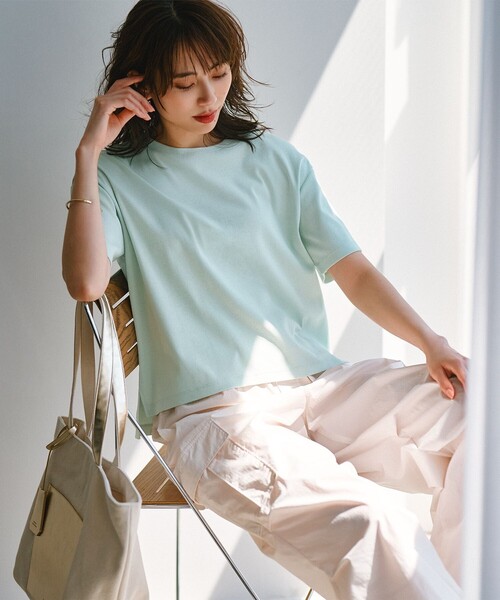 「23区 S」 カーゴパンツ 34 グリーン レディース_画像2