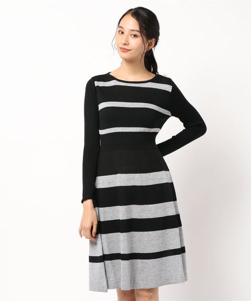 ワンピース ボーダーフレアーニットワンピース Zozotown Paypayモール店 通販 Paypayモール