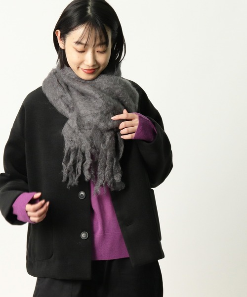 ストール ∴【Adele's MOHAIR / アデーレ モヘア】CAPE MOHAIR FLUFFY ...