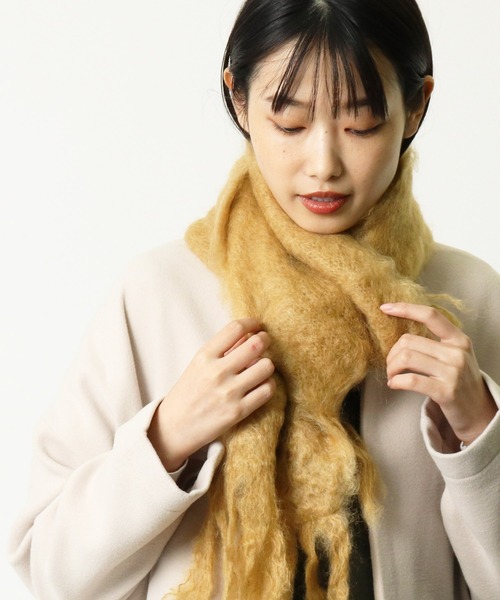 ストール ∴【Adele's MOHAIR / アデーレ モヘア】CAPE MOHAIR FLUFFY ...
