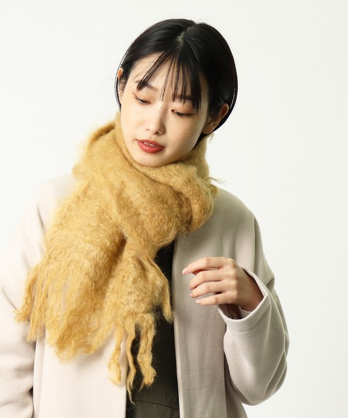ストール ∴【Adele's MOHAIR / アデーレ モヘア】CAPE MOHAIR FLUFFY ...