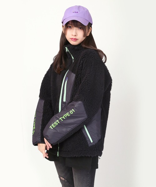 RADIO EVA コート ジャケット RADIO EVA 663 EVANGELION BOA JACKET