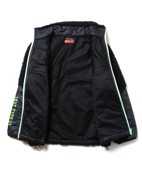 RADIO EVA コート ジャケット RADIO EVA 663 EVANGELION BOA JACKET