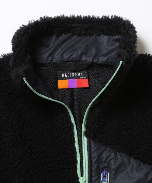 RADIO EVA コート ジャケット RADIO EVA 663 EVANGELION BOA JACKET
