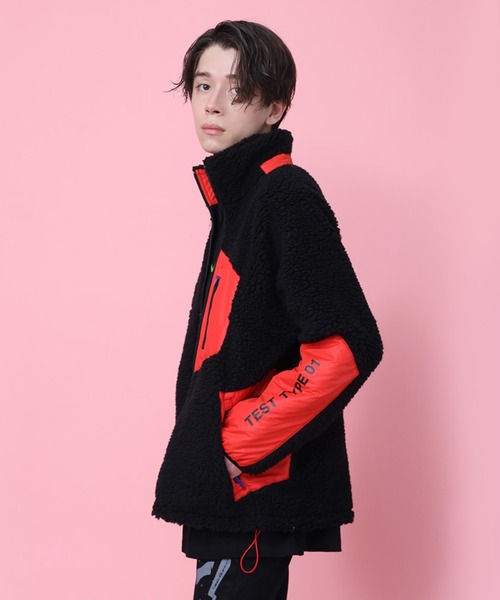 RADIO EVA コート ジャケット RADIO EVA 663 EVANGELION BOA JACKET