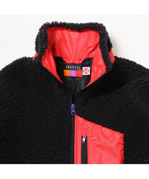 RADIO EVA コート ジャケット RADIO EVA 663 EVANGELION BOA JACKET