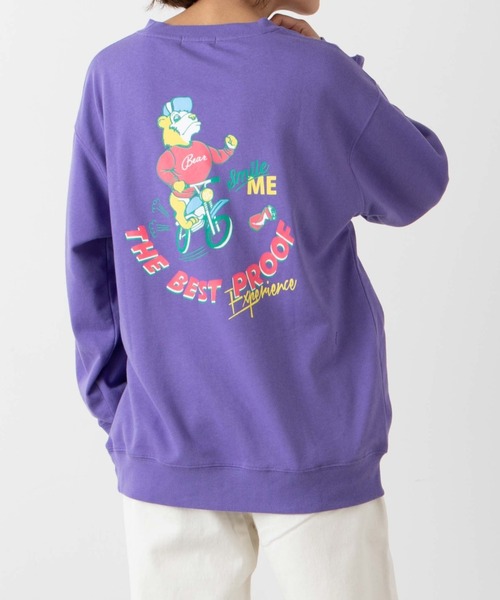 スウェット WEGO/アニマルモチーフプリントプルオーバー