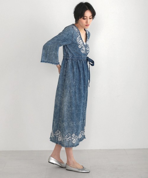 ワンピース デニム刺繍2wayワンピース Zozotown Paypayモール店 通販 Paypayモール
