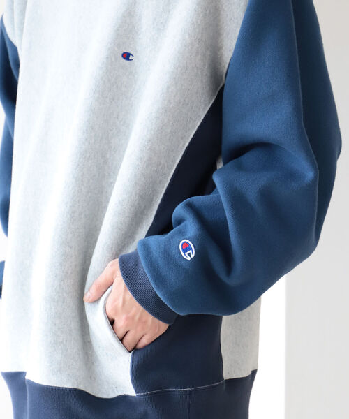 ではアメリ スウェット Champion × BEAMS / 別注 3Tone Pocket Sweat ZOZOTOWN PayPayモール店 - 通販 - PayPayモール ポリエステ