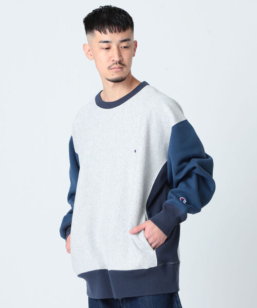 ではアメリ スウェット Champion × BEAMS / 別注 3Tone Pocket Sweat ZOZOTOWN PayPayモール店 - 通販 - PayPayモール ポリエステ