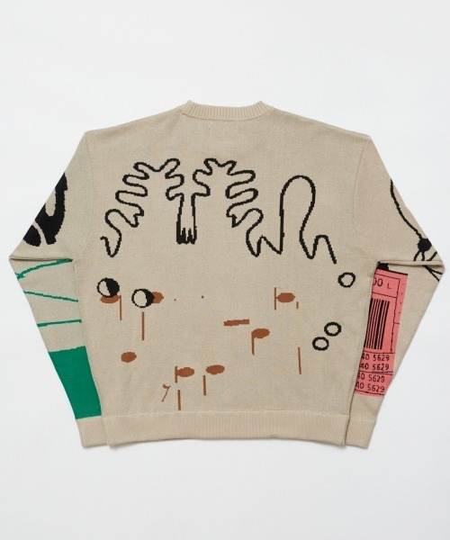 BAL（バル） ニット 「2022春夏」JACQUARD COTTON CREWNECK SWEATER