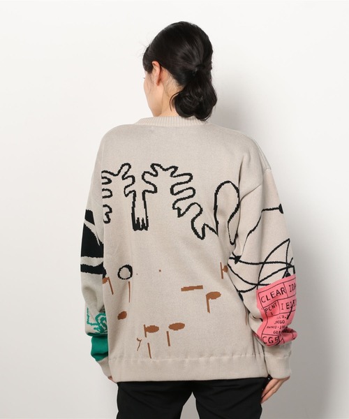BAL（バル） ニット 「2022春夏」JACQUARD COTTON CREWNECK SWEATER