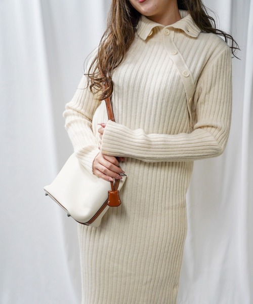 DEUXIEME CLASSE - ria　  disunity 2way タートル ニット ワンピース Loco Ocean（ロコオーシャン） ワンピース 綺麗めシルエット