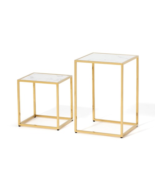 Francfranc（フランフラン） 家具 レーヌ ネストテーブル S マーブル
