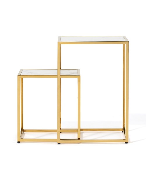 Francfranc（フランフラン） 家具 レーヌ ネストテーブル S マーブル