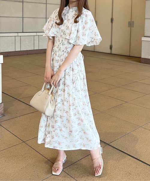 アプレジュール　ワンピース apres jour ワンピース フレアスリーブワンピース【ZOZOTOWN限定