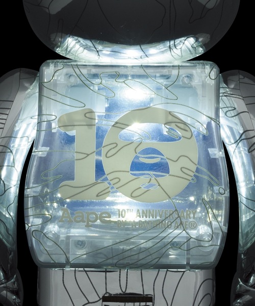 フィギュア BE@RBRICK AAPE BY A BATHING APE(R) 10th Anniversary 100％ ＆ 400％
