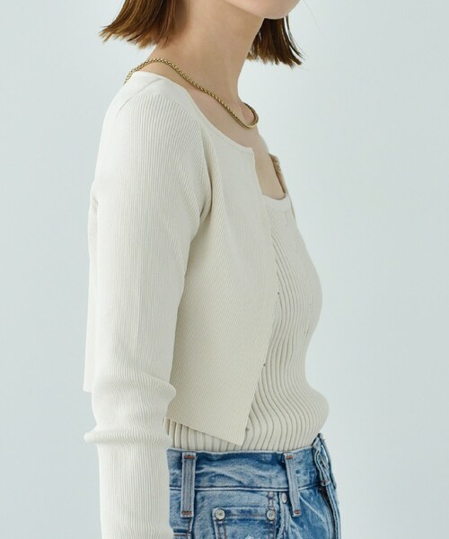 CODE A カーディガン | open front cardigan レディース : ZOZOTOWN