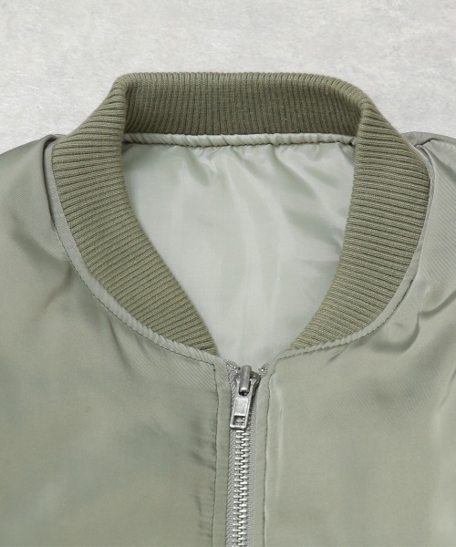 ma1 ma-1 サイドジップ中綿入りブルゾン レディース : ZOZOTOWN Yahoo
