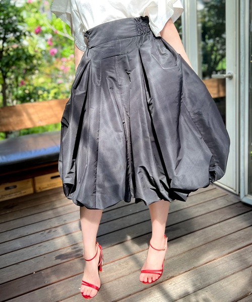 AVIE（アビィ） スカート シェイプメモリーバルーンスカート