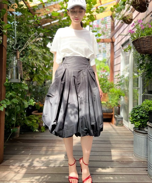 AVIE（アビィ） スカート シェイプメモリーバルーンスカート