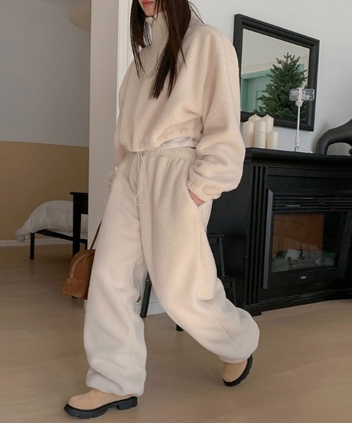 SEN TOKYO セットアップ 大人韓国スタイルを完成させる。ハーフジップ