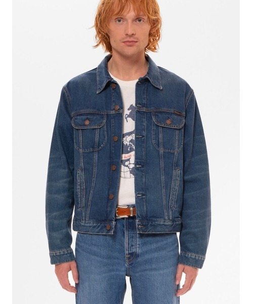 Nudie Jeans デニムジャケット gジャン Danny Greasy Denim