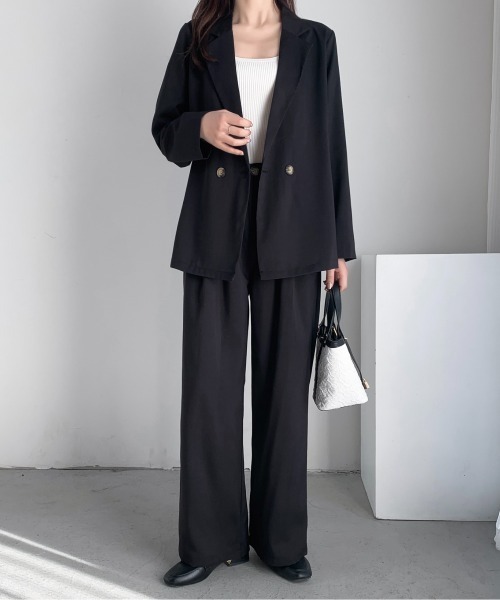 LADY LIKE（レディライク） セットアップ ダブルジャケット＆ワイド