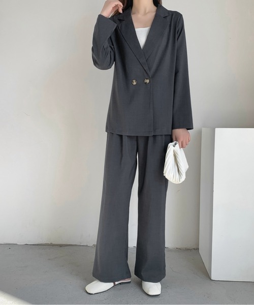 LADY LIKE（レディライク） セットアップ ダブルジャケット＆ワイド