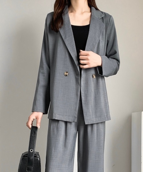 LADY LIKE（レディライク） セットアップ ダブルジャケット＆ワイド