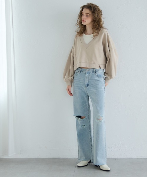 coca トレーナー スウェット 「WEB限定セール」Vネック