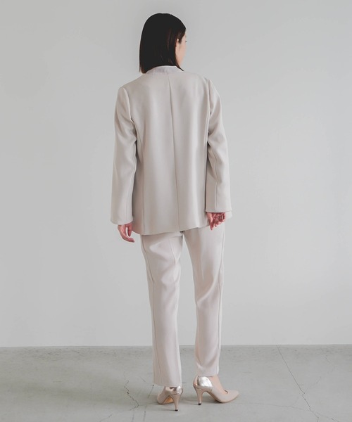 ジャケット・アウター karen kaene（カエン） ジャケット ノーカラージャケット パールダブル