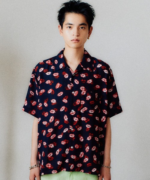 メンズウェア efflorescence open collar shirt OPEN COLLAR SHIRT – GOAT ESSENCE