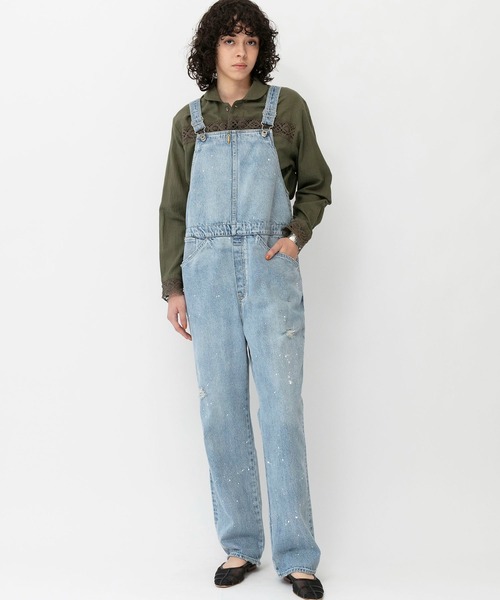 S JOHNBULL ブルー デニム サロペット オーバーオール Johnbull サロペット オーバーオール デニムチューブサロペット