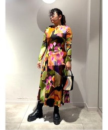 Desigual（デシグアル） ワンピース PETALSLACROIX ワンピースロング