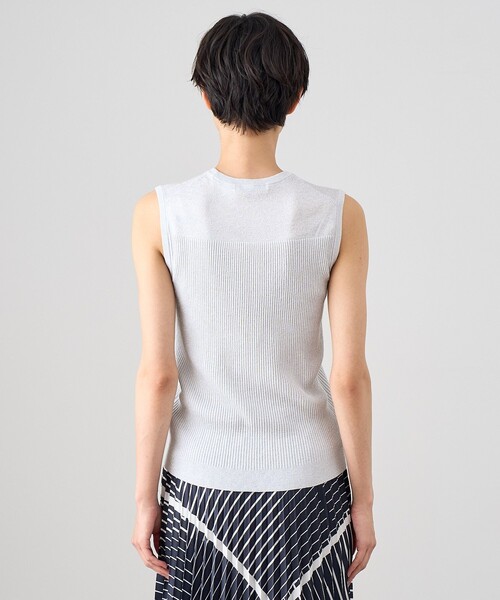 ANAYI ニット セーター LUREXノースリーブ プルオーバー