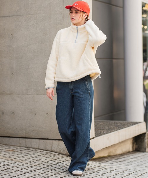 Levi's（リーバイス） ブルゾン アウター ハーフジップフリース