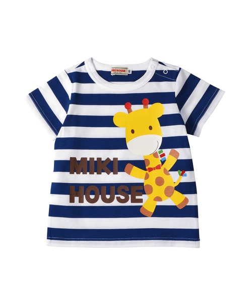 MIKI HOUSE（ミキハウス） tシャツ アニマル半袖Tシャツ キッズ 子供