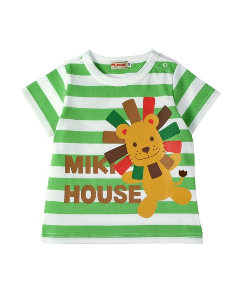 MIKI HOUSE（ミキハウス） tシャツ アニマル半袖Tシャツ キッズ 子供