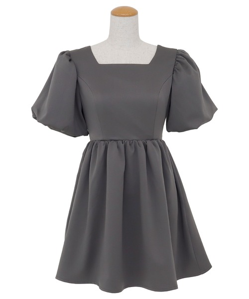 AMBIENT（アンビエント） ワンピース バックオープンリボンフレアミニ