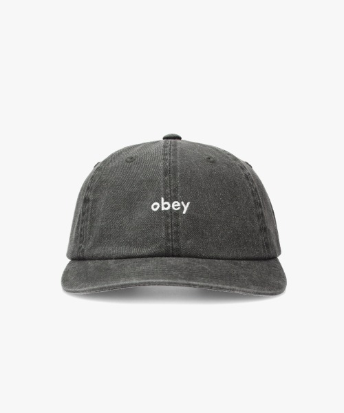 ★OBEY/オベイ★Icon Patch Panel Strapback Hat帽子関税込★ Obey Icon Patch Cap - Black | Flatspot