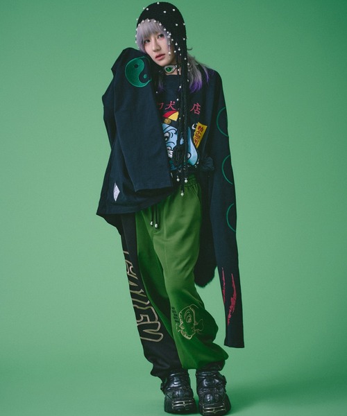 【新品未使用】GALFY(ガルフィー) “霊幻犬(キョンシー犬)Tee” GALFY(ガルフィー) 霊幻犬(キョンシー犬)Tee - WHITE / ロック