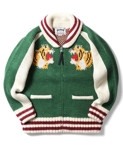 セーター ニット HOUSTON カウチンセーター(TIGER) メンズ レディース